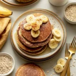 Banana Oatmeal Pancakes