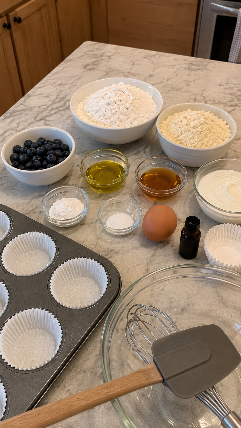 Blueberry Protein Muffins