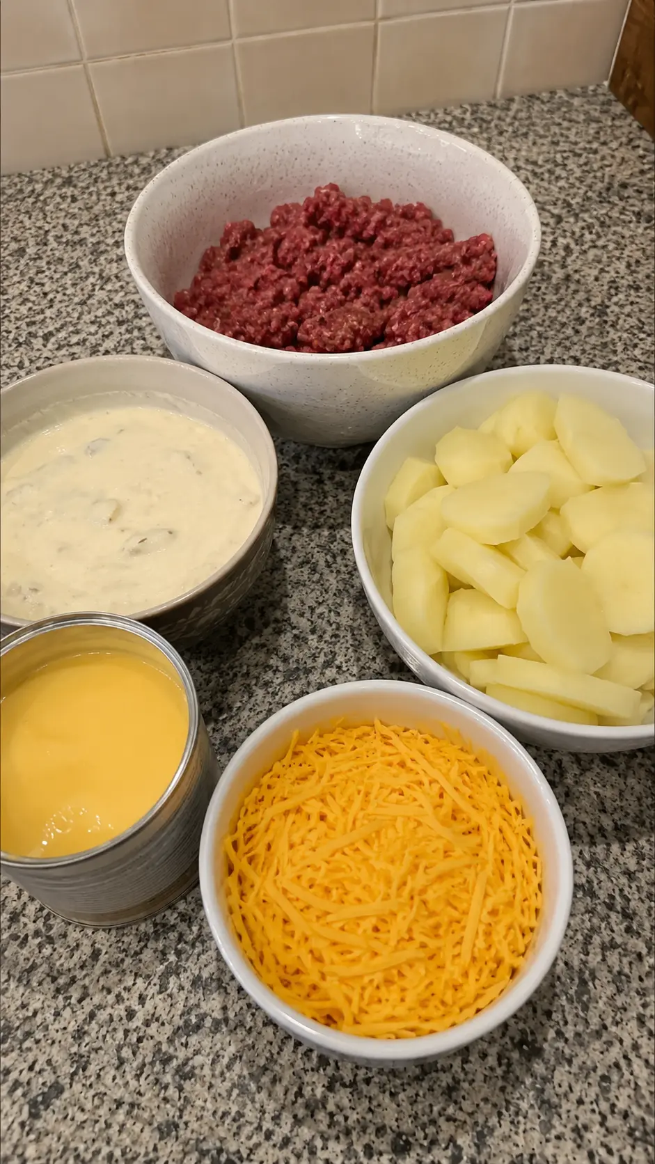 5 Ingredient Ground Beef Casserole With Potatoes