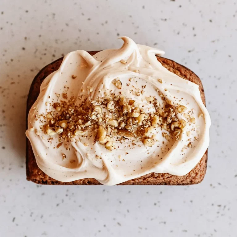 Banana Walnut Bread With Espresso Mascarpone