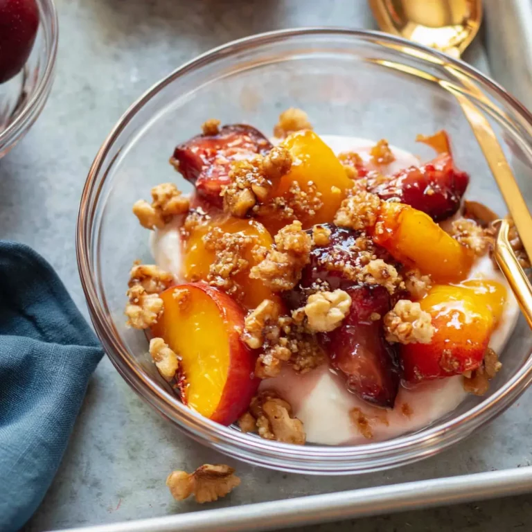 Roasted Peaches Plums and Nectarines