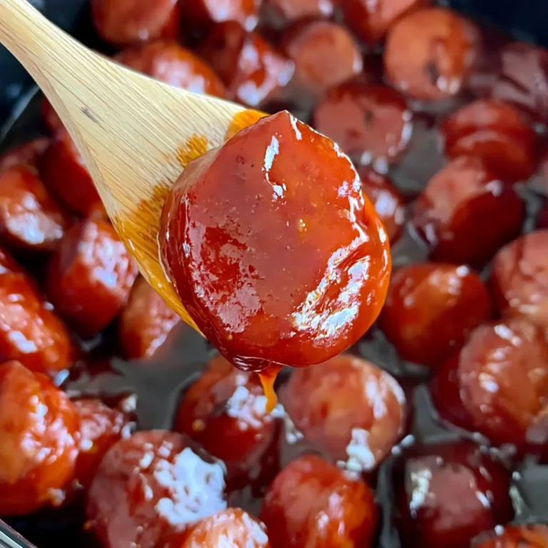 Slow Cooker Kielbasa Bites with BBQ Sauce