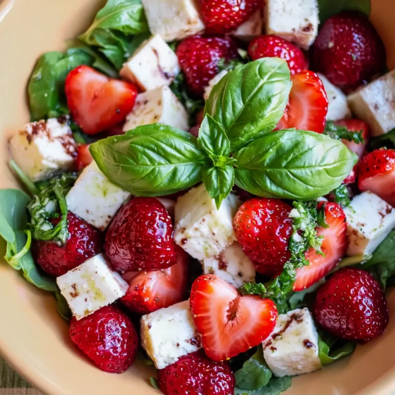 Summer Strawberry Caprese Salad