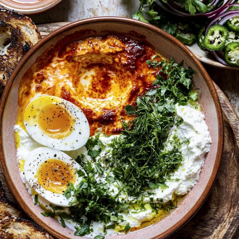 Turkish Eggs with Chile Butter