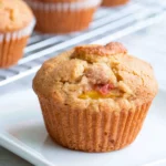 Vanilla Peach Muffins