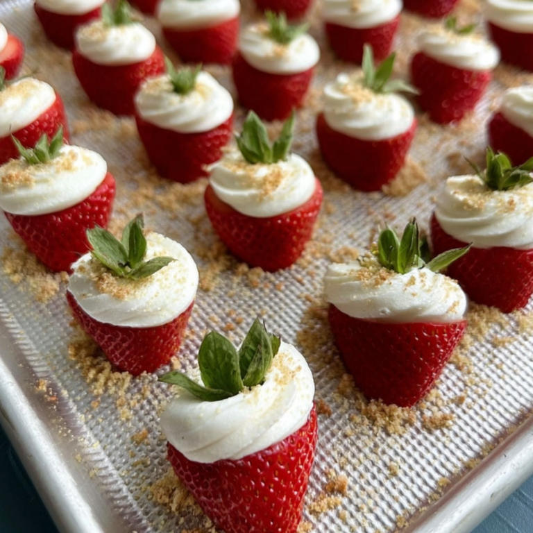 Cheesecake Deviled Strawberries