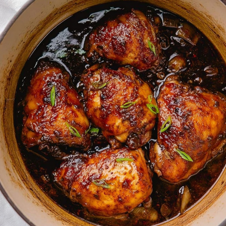 Filipino Adobo Chicken served with rice and rich savory sauce