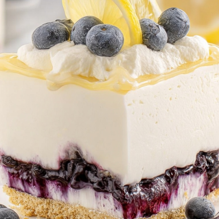 Lemon Blueberry Delight: Easy Creamy Dessert Recipe